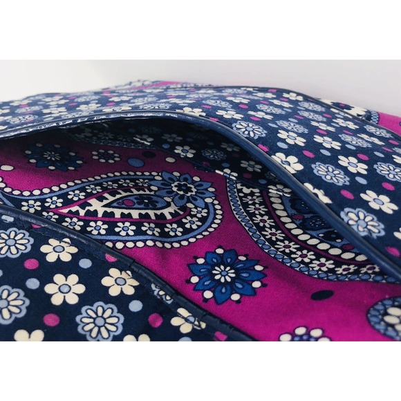 Vera Bradley Boysenberry - Shoulder Bag - Crossbody - Purse - Floral Medium Size - Picture 10 of 11